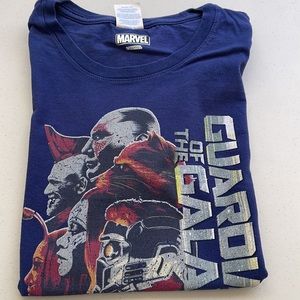 Marvel Women’s T shirt Guardian of the Galaxy Blue t shirt Medium